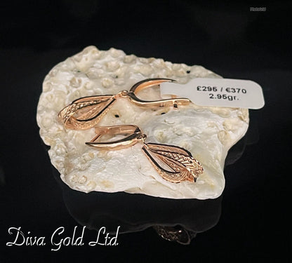 Gold 585 earrings
