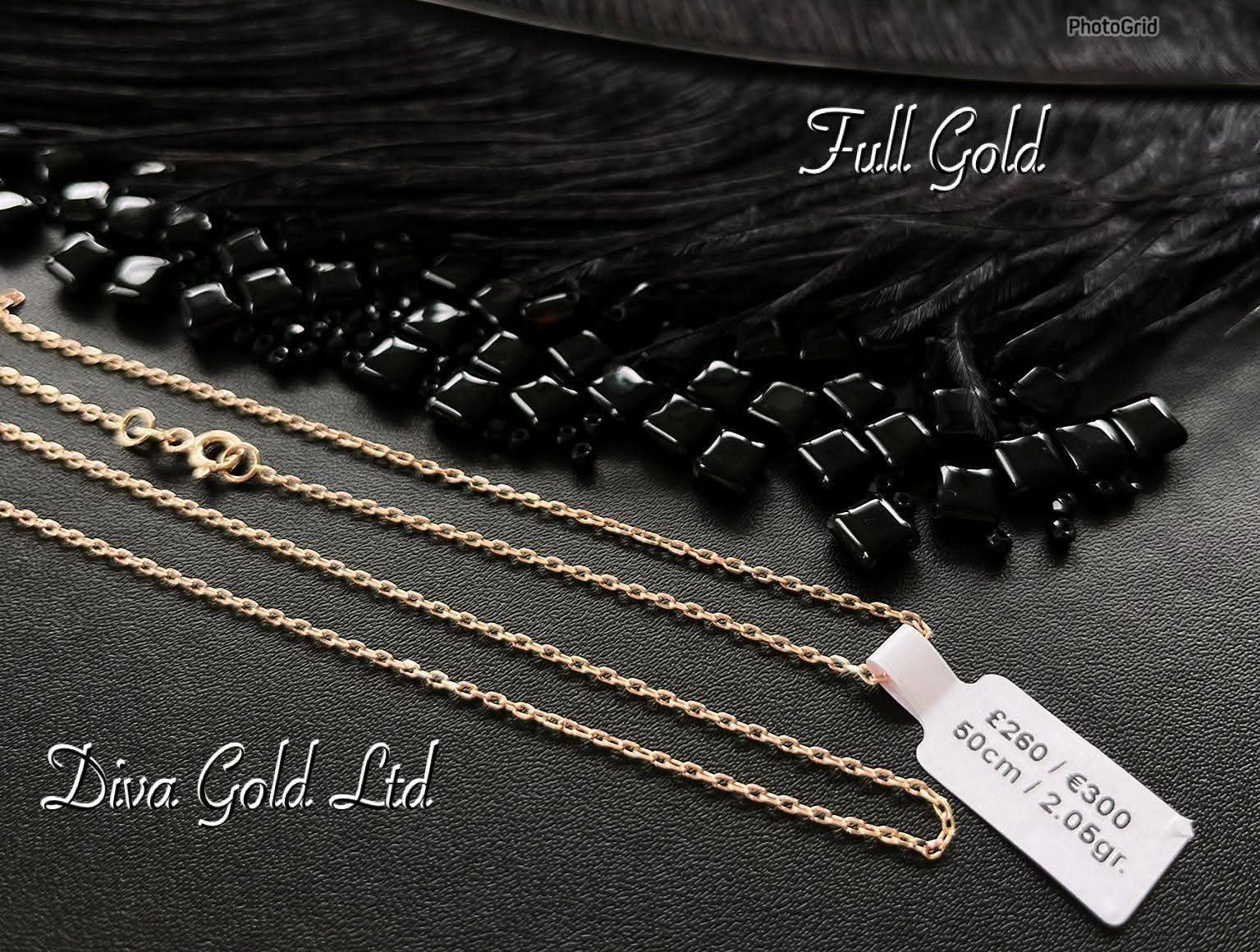 585 Gold chain. 50cm