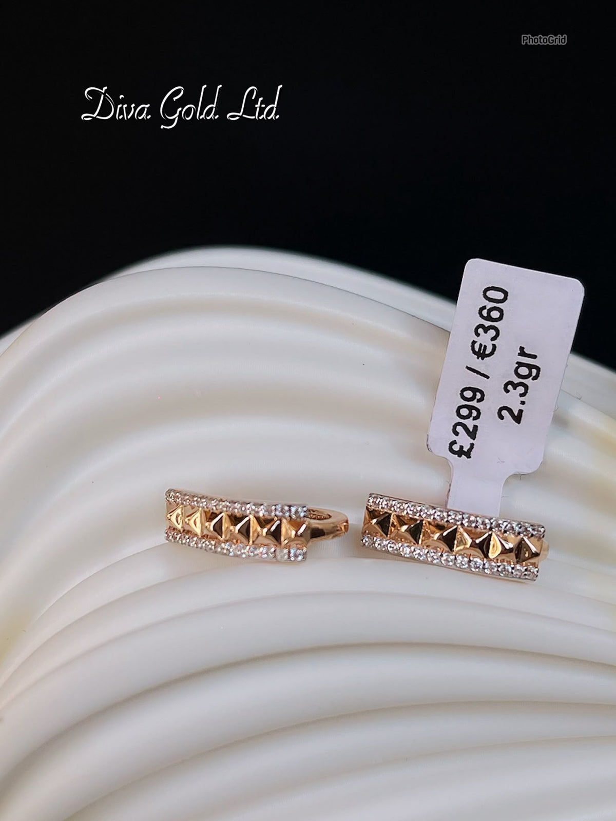 585 Gold earrings 2.30gr