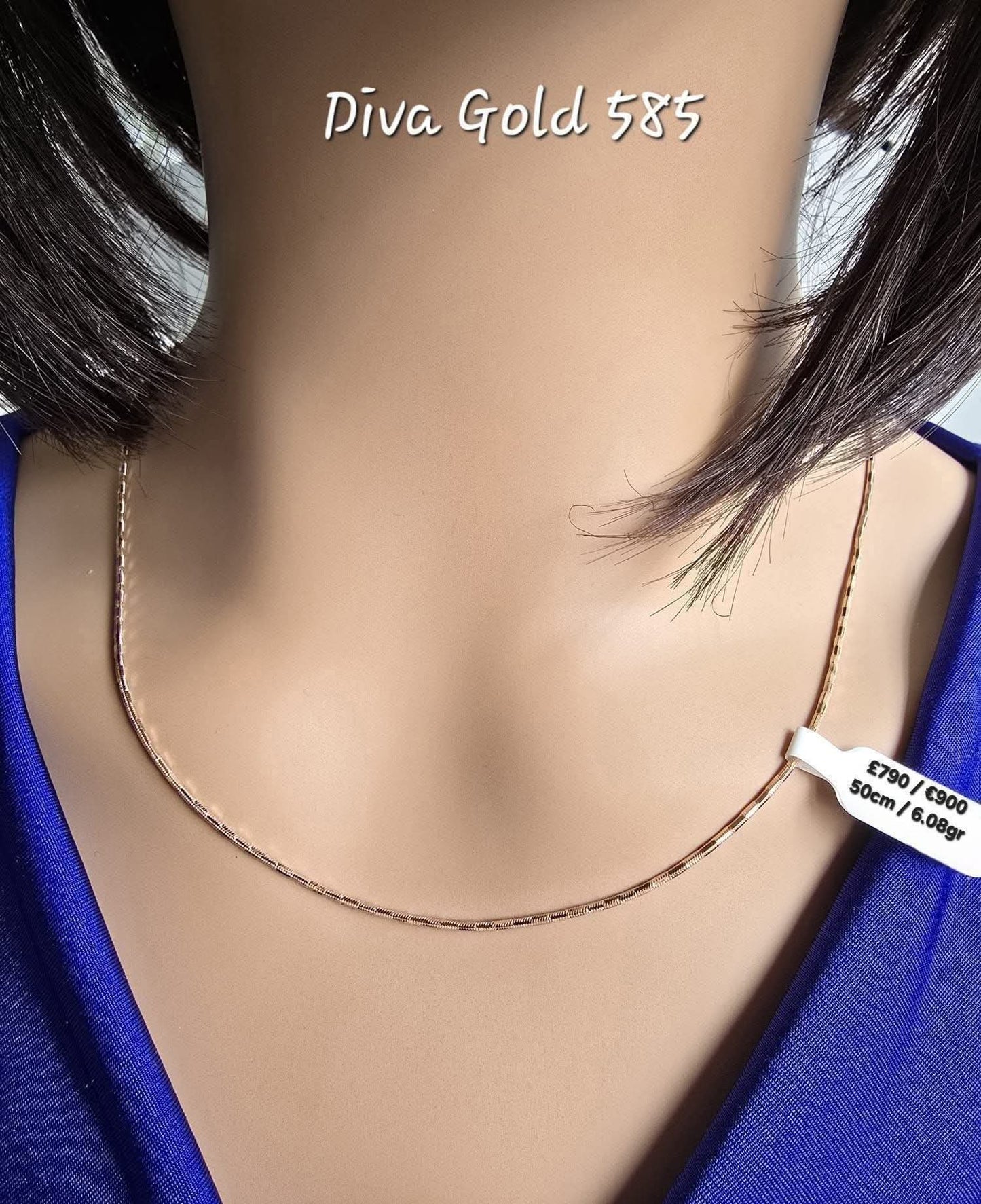 585 Gold chain 50cm. 6.08gr