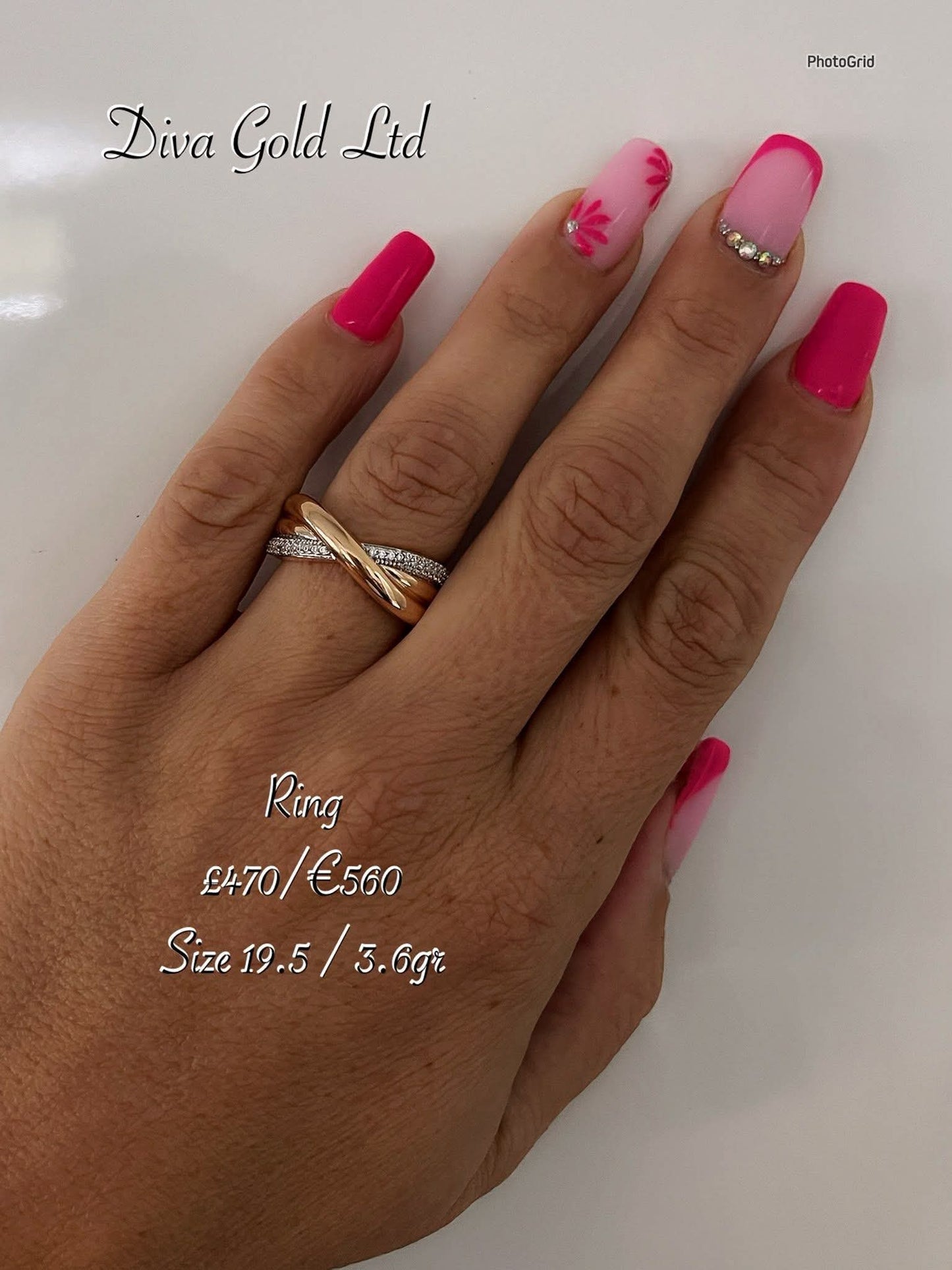 585 Gold ring. Size 19