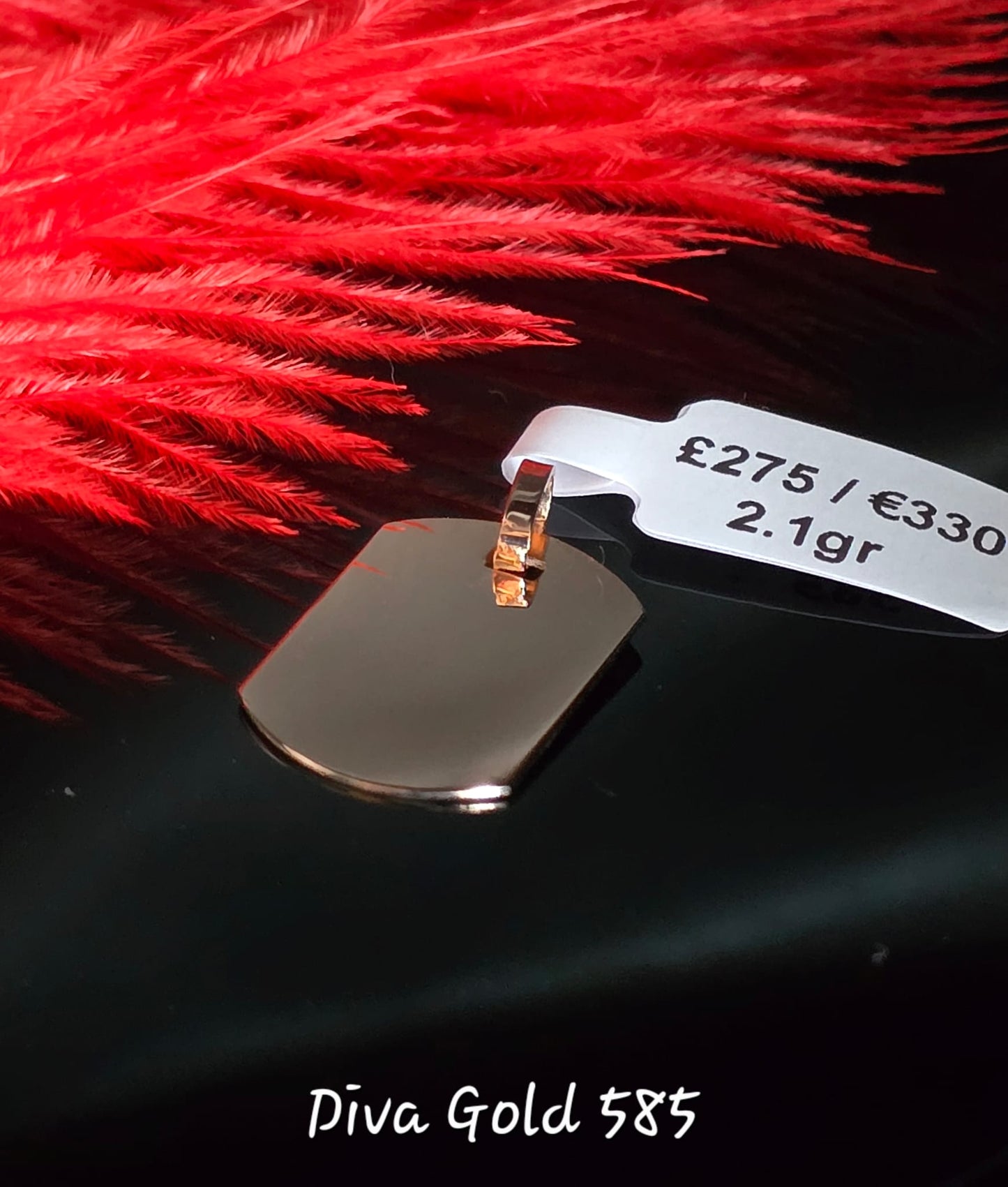 585 Gold pendant 2.10gr
