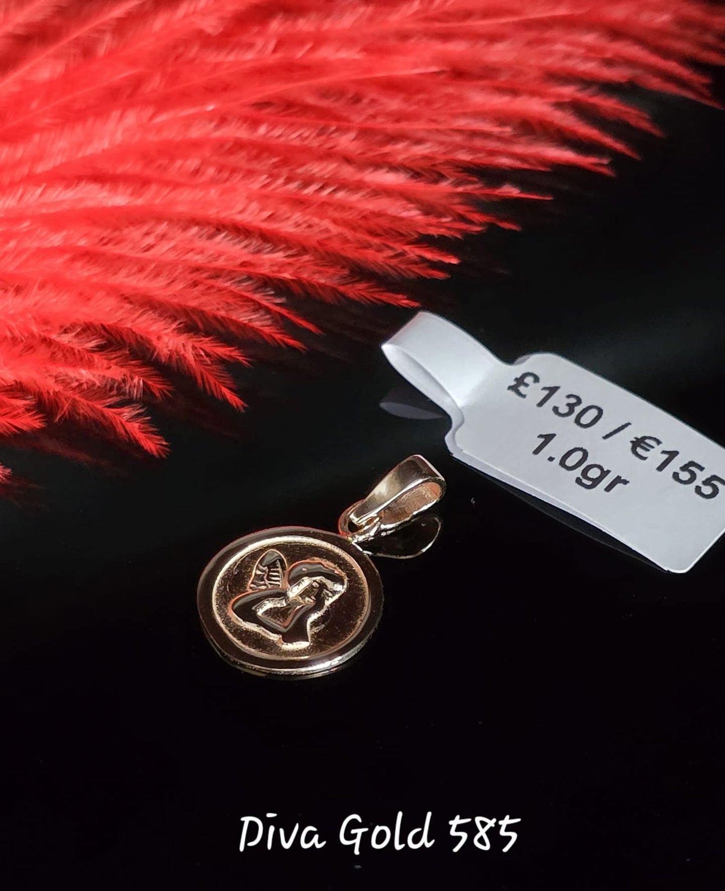 585 Gold pendant 1.0gr