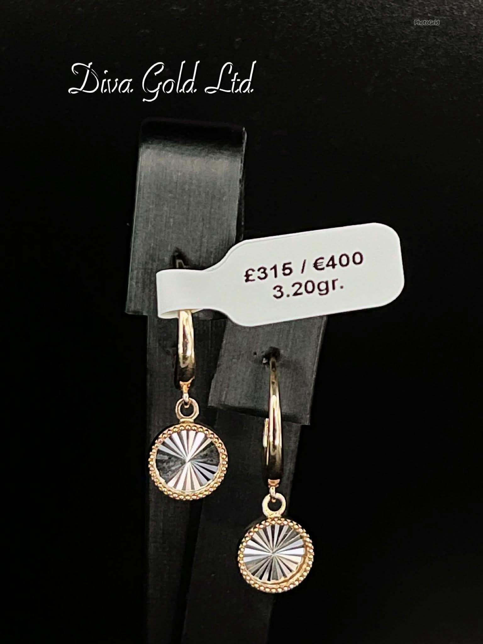 Gold 585 earrings.
