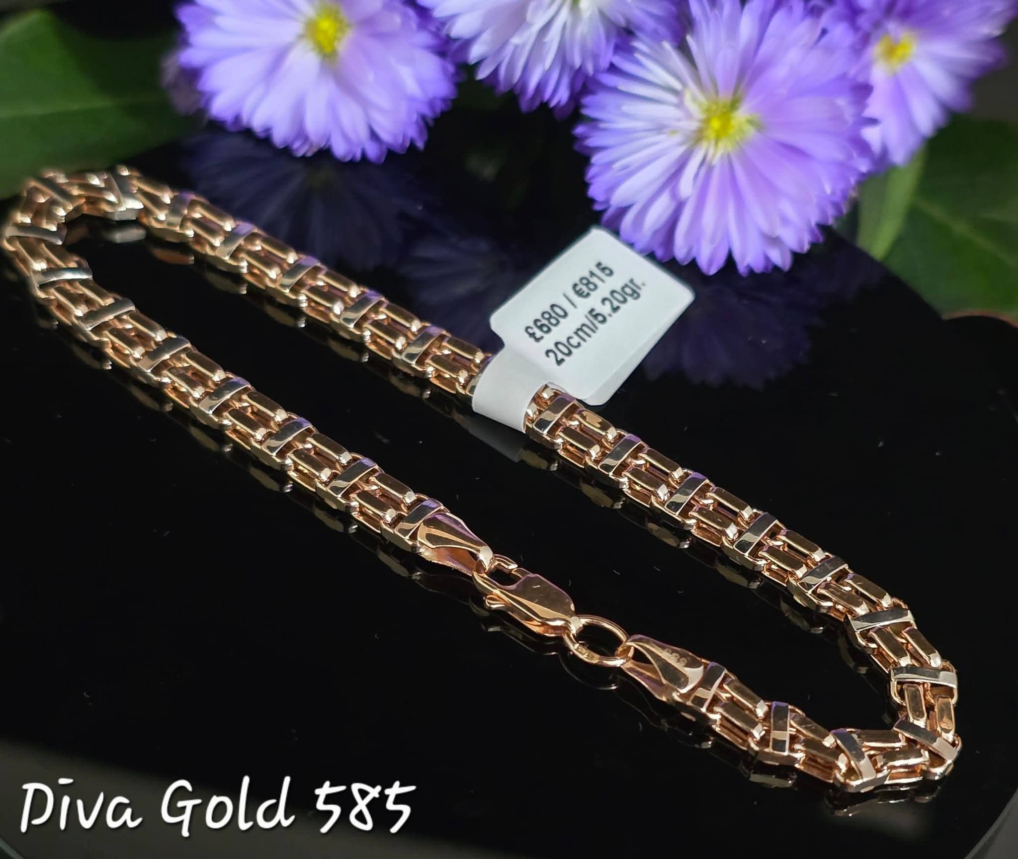 20cm Gold bracelet 585