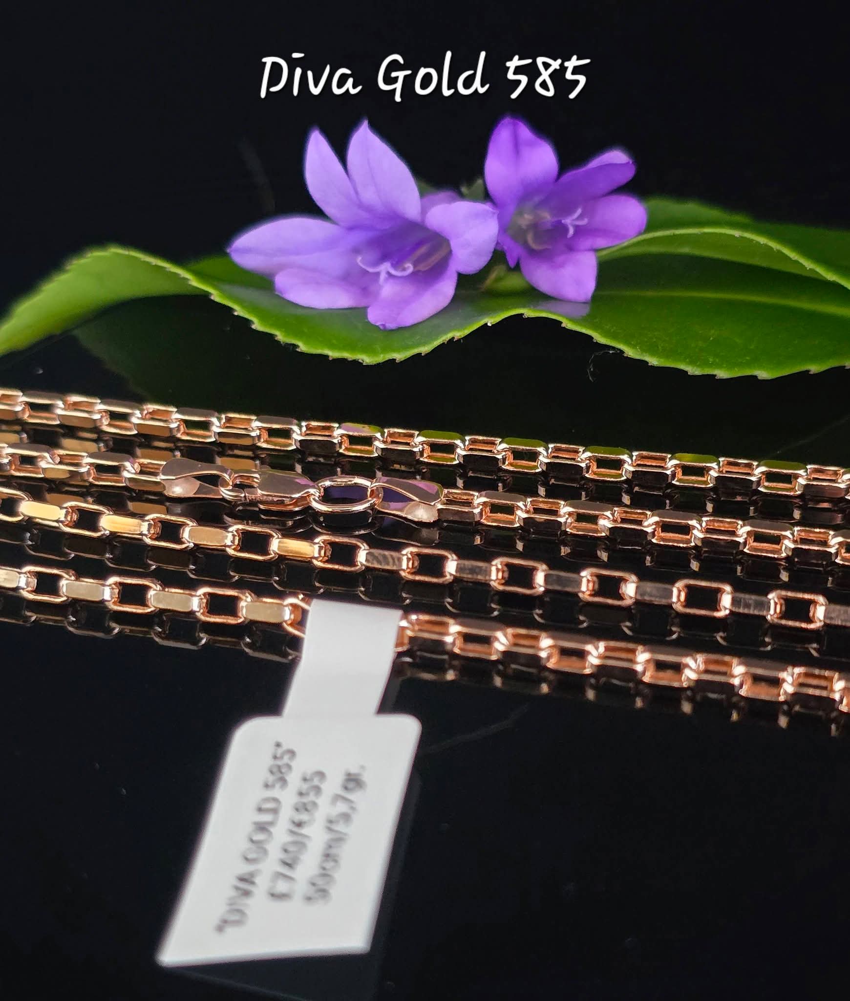 585 Gold chain 50cm. 5.7gr
