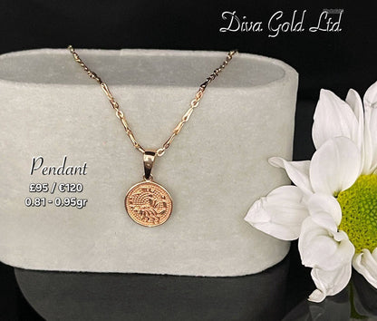 Gold 585 Scorpion pendant