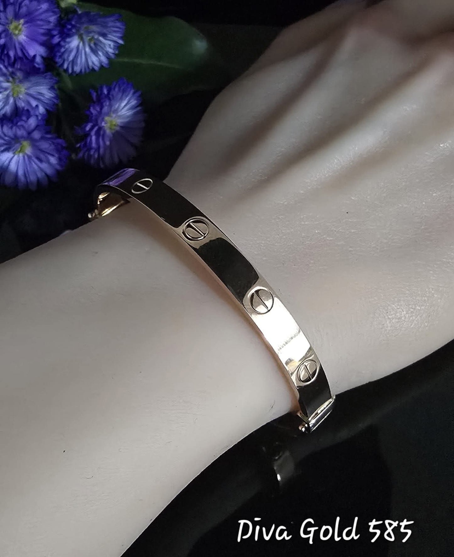 6cm Gold bracelet 585
