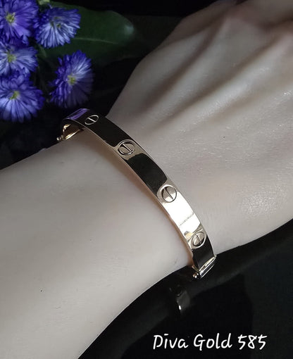 6cm Gold bracelet 585