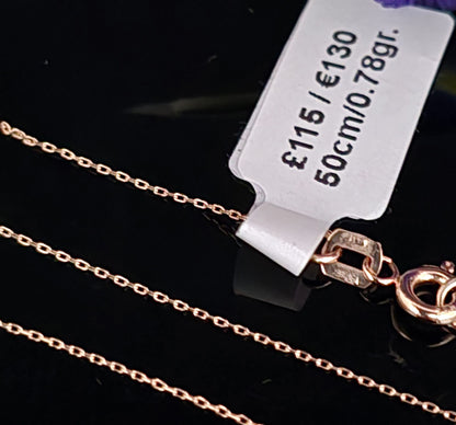 50cm Gold chain 585, 0.78gr