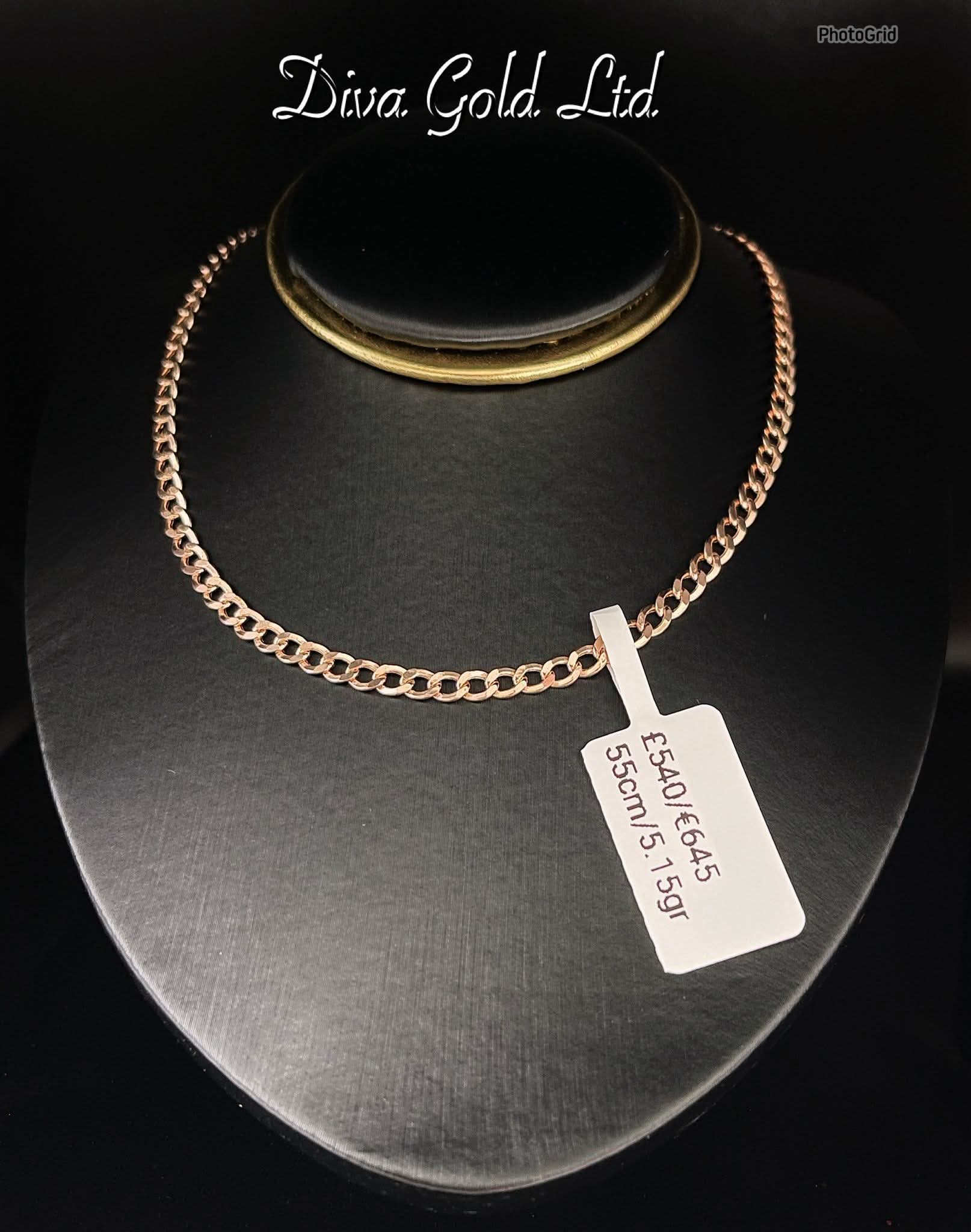 Gold 585 chain 55cm