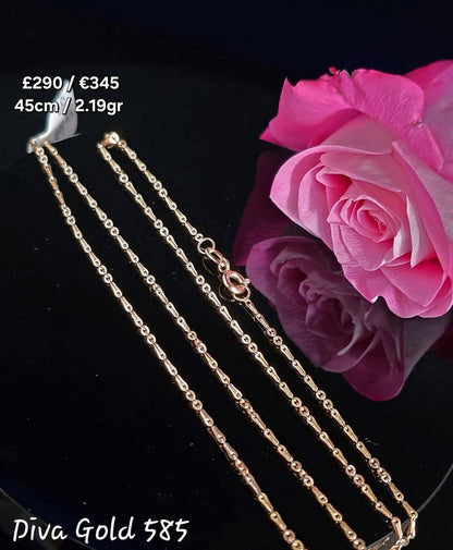 45cm Gold chain 585, 2.19gr