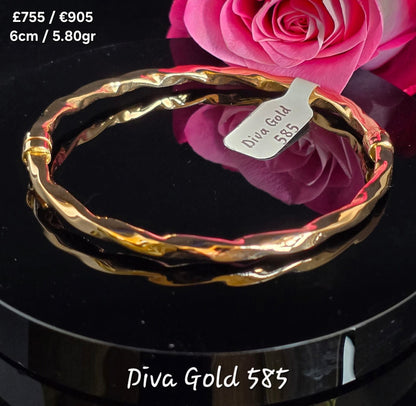 6cm Gold bracelet 585