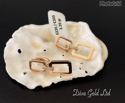Gold 585 earrings