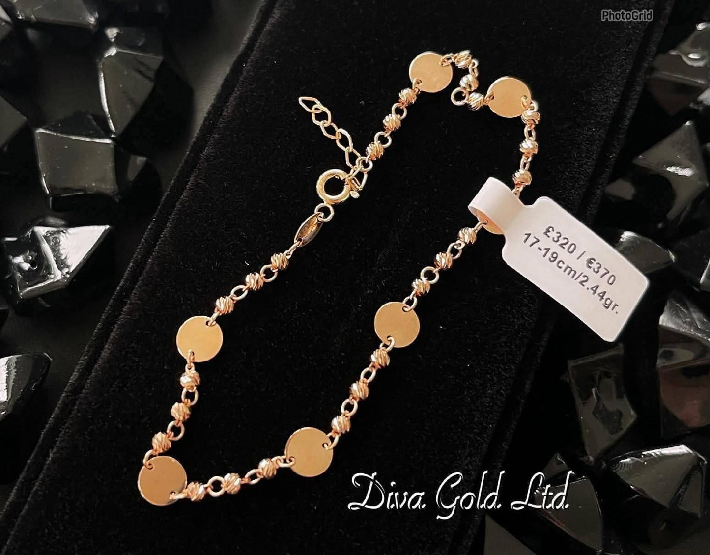 17-19cm Gold bracelet 585