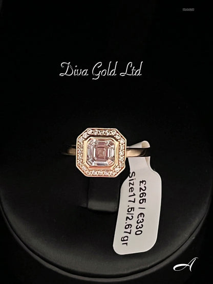 Gold ring. Size 17.5