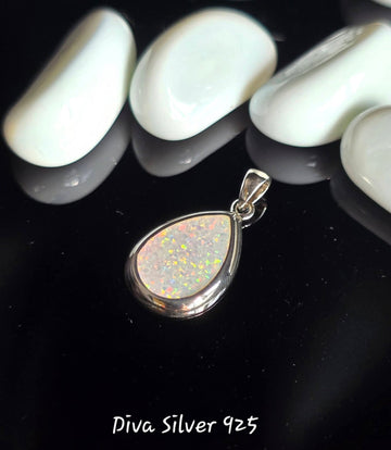 925 Sterling Opal Pendant