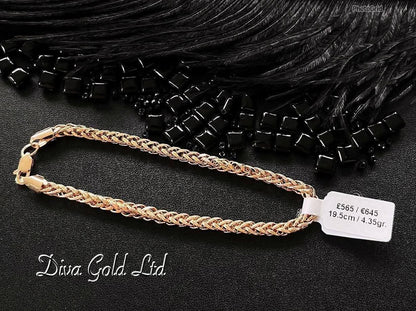 19.5cm Gold bracelet 585
