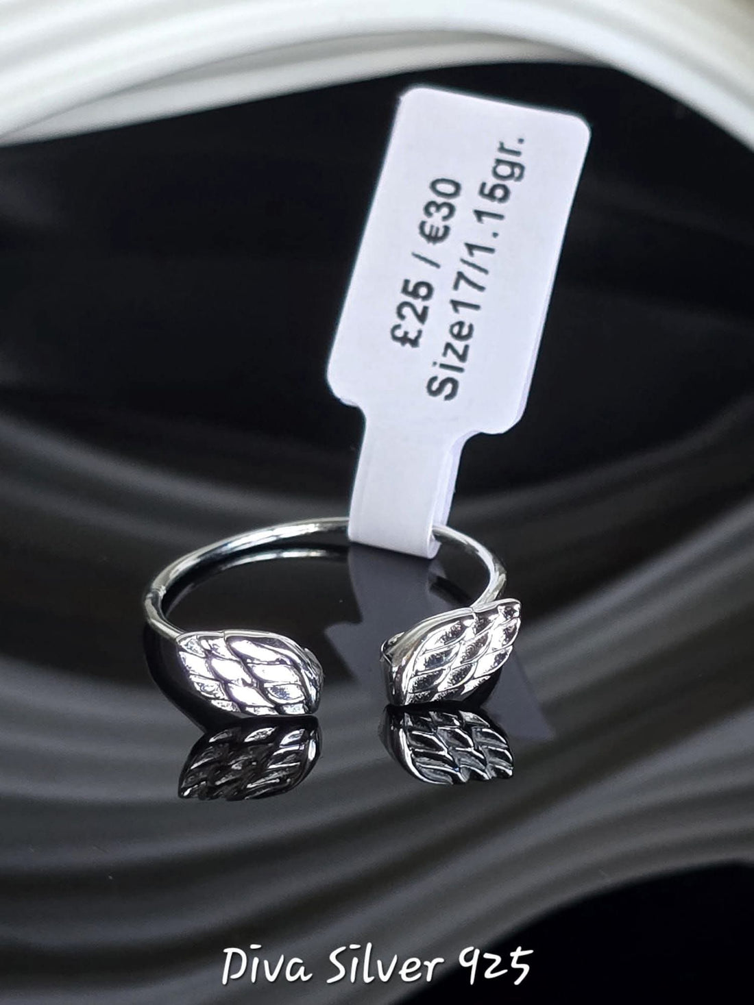 Sterling Silver Wings Ring