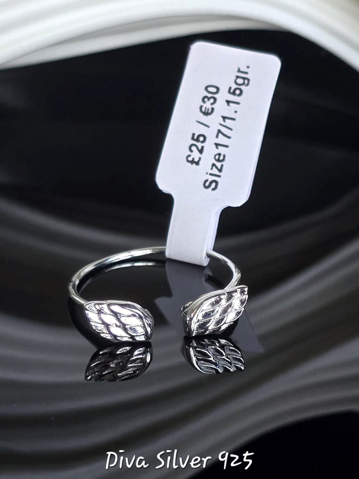 Sterling Silver Wings Ring