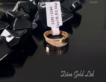 585 Gold women ring. Size 16.5