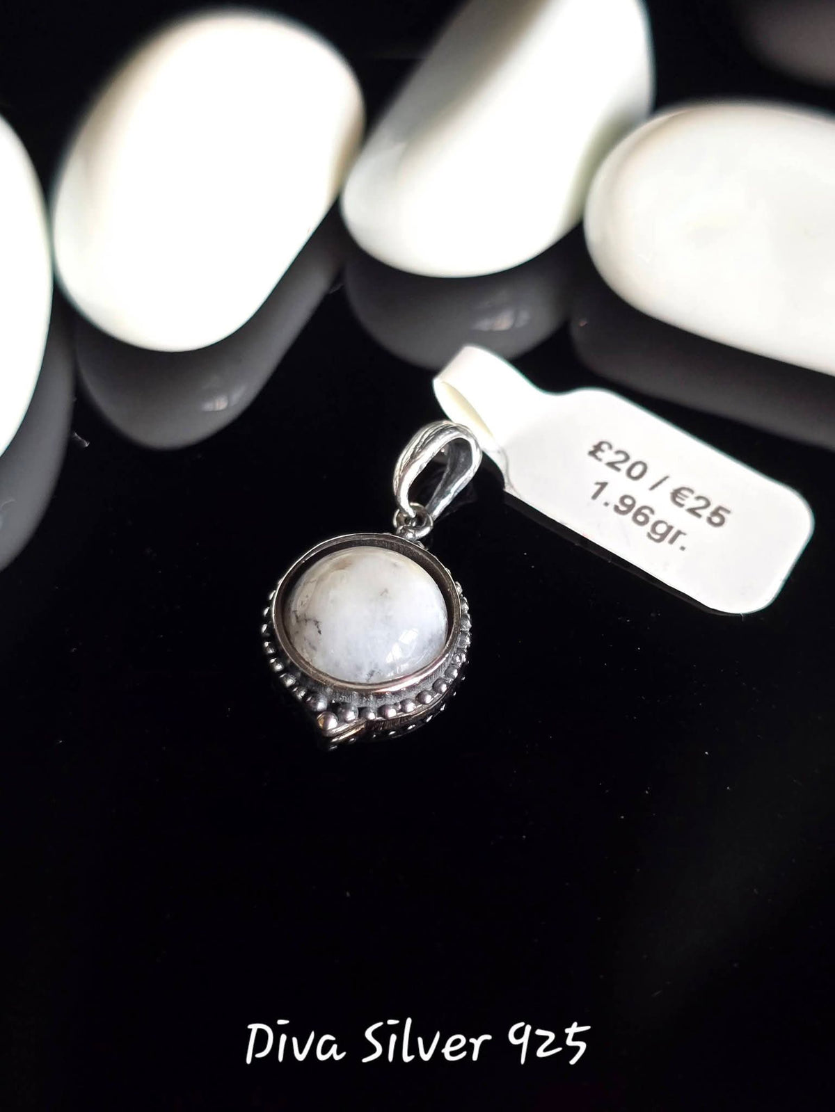 925 Sterling Moonstone Pendant