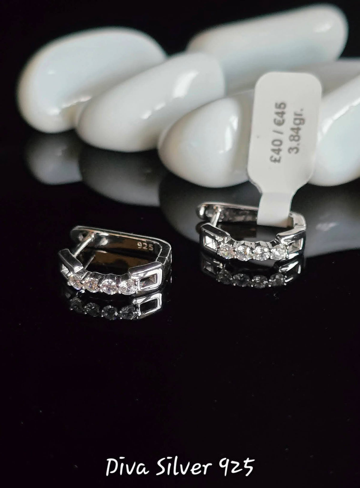 Sterling Silver Solid Women Earrings