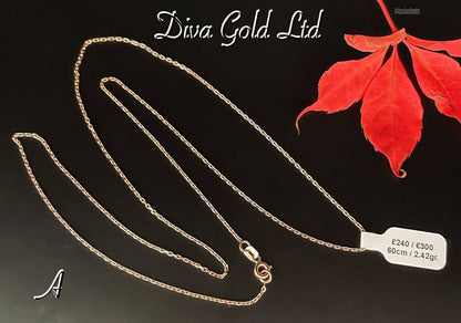 Gold 585 Chain 60cm