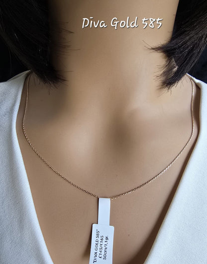 585 Gold chain 50cm. 1.1gr