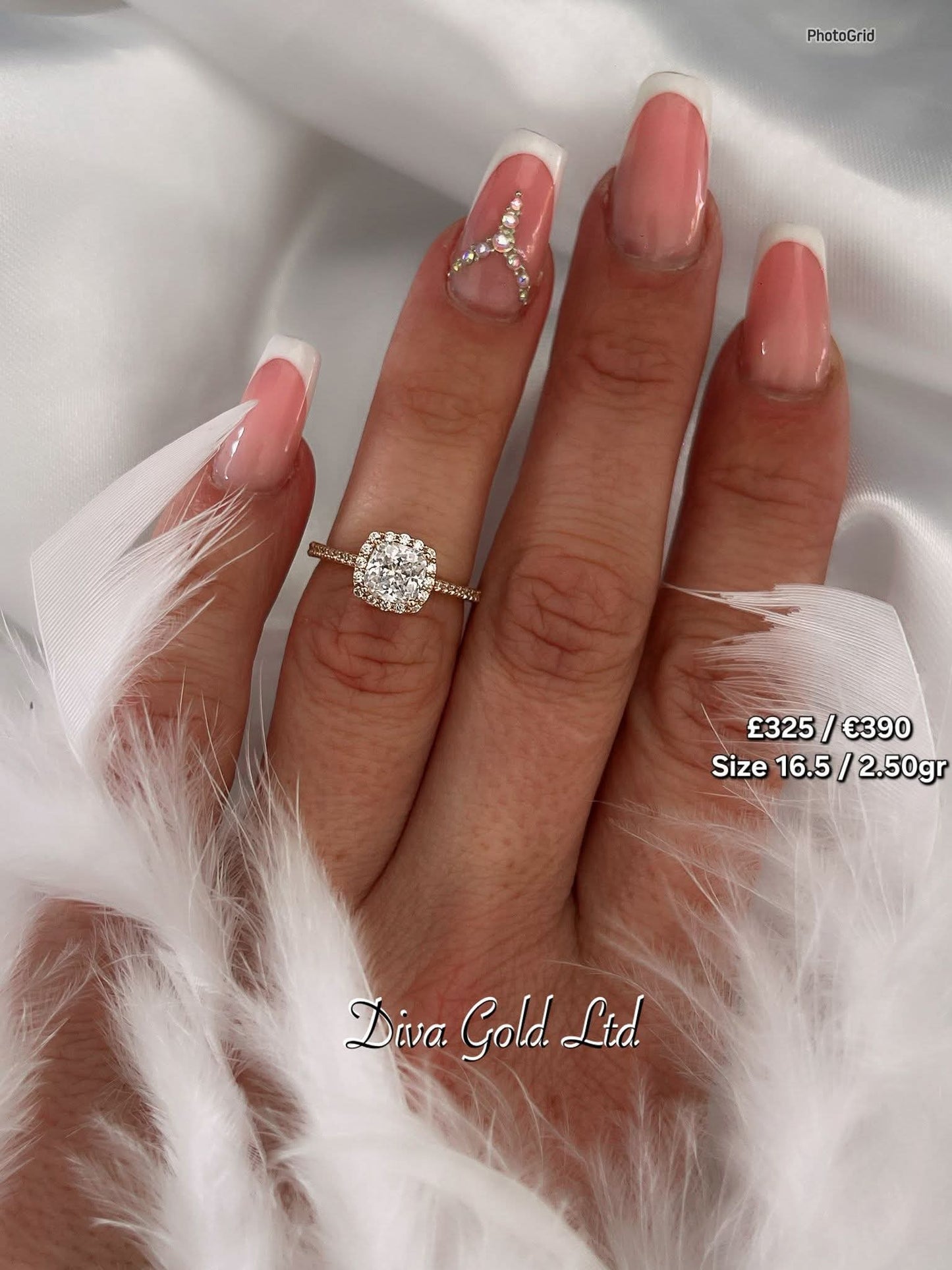 585 Gold women ring. Size 16.5