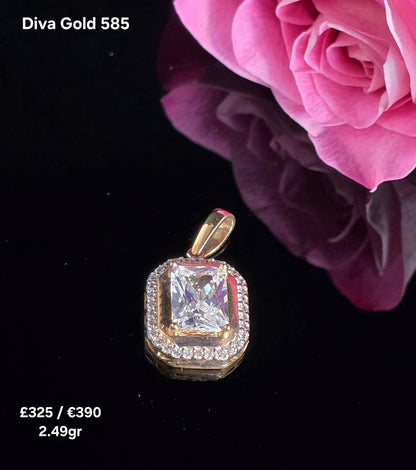 585 Gold pendant. 2.49gr