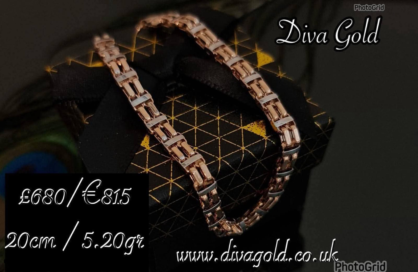 20cm Gold bracelet 585