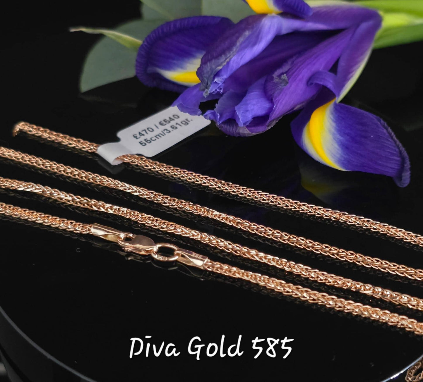 55cm Gold chain 585, 3.61gr