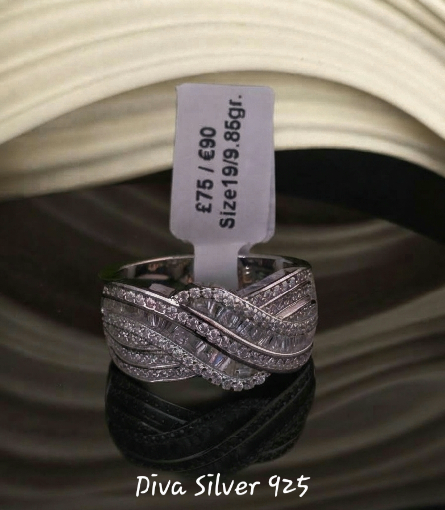 Sterling Silver Shining Ring