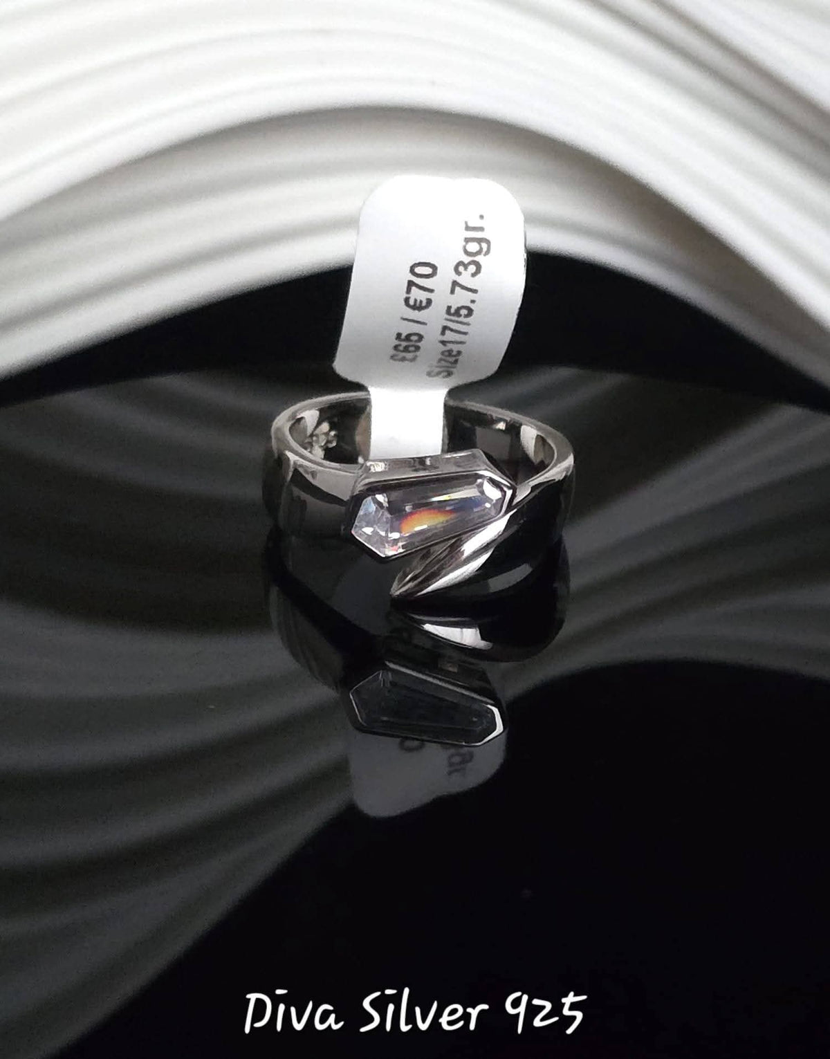Sterling Silver Bypass Ring