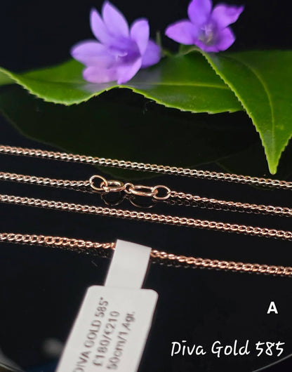 585 Gold chain 50cm. 1.4gr