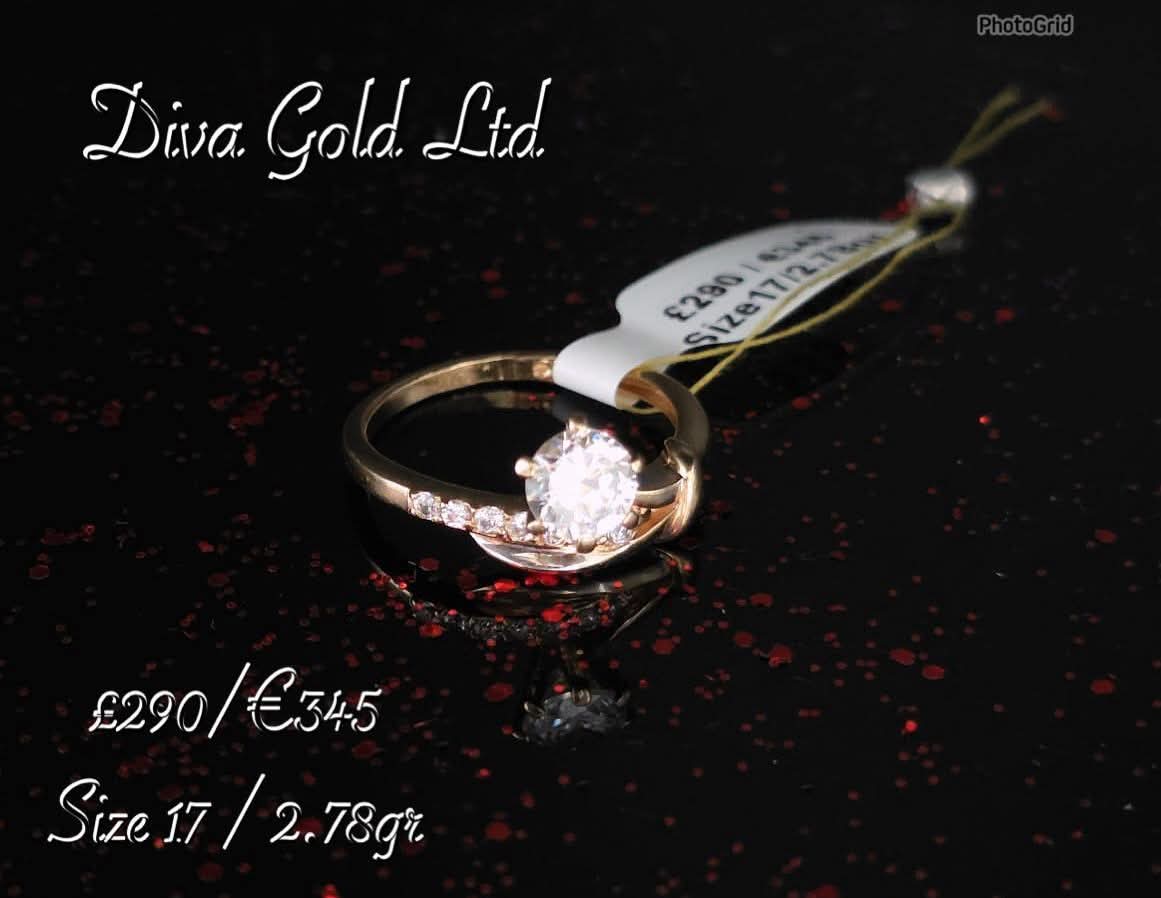 Gold 585 ring. Size 17