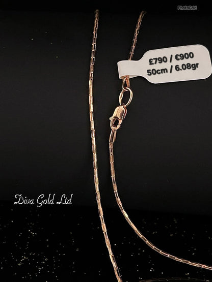 585 Gold chain 50cm. 6.08gr