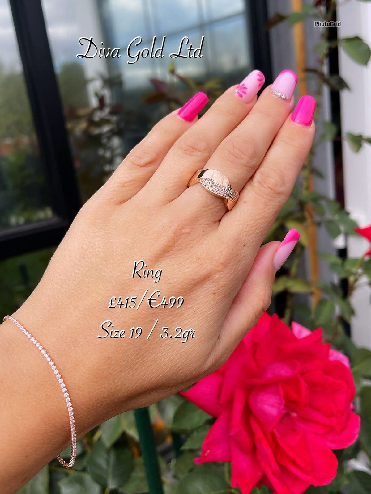 585 Gold ring. Size 19