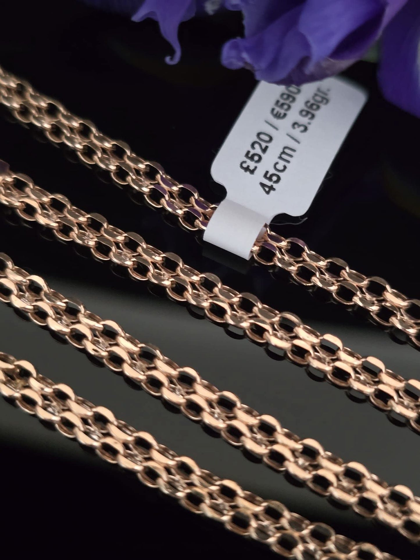 585 Gold chain 45cm. 3.96gr