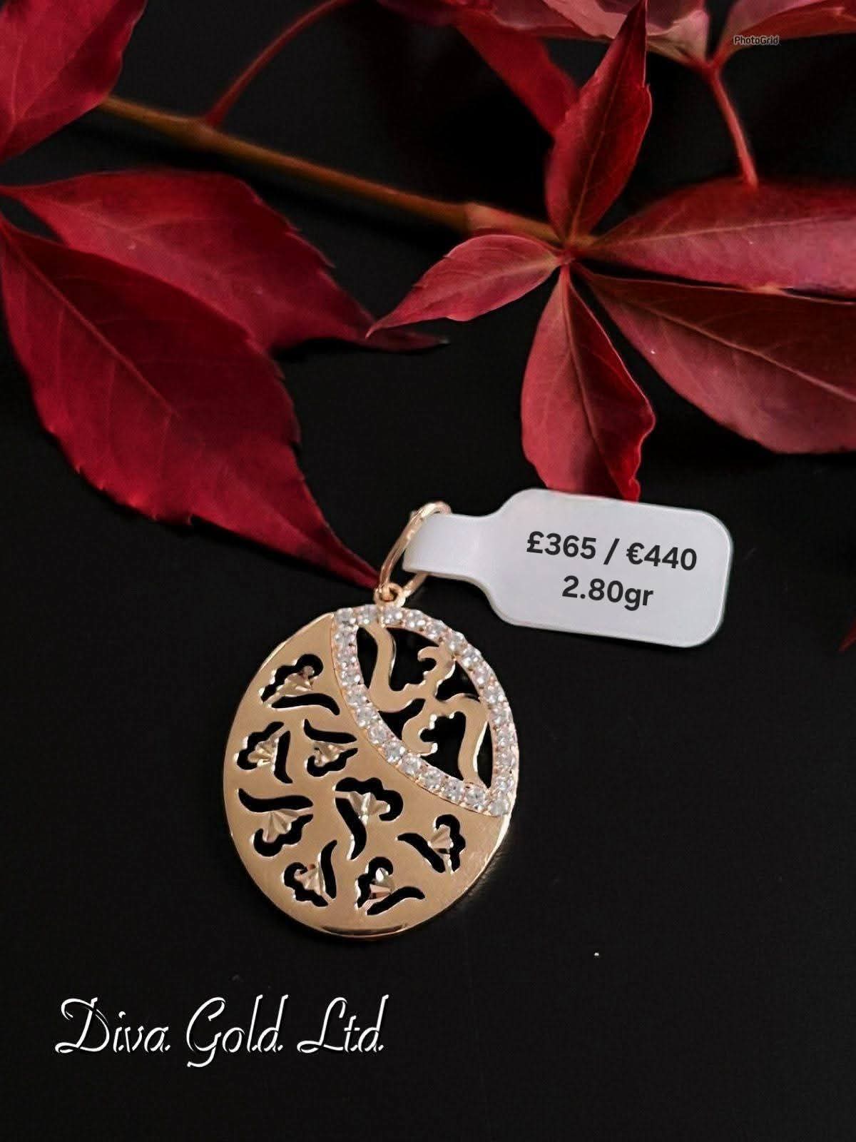 585 Gold pendant. 2.80gr