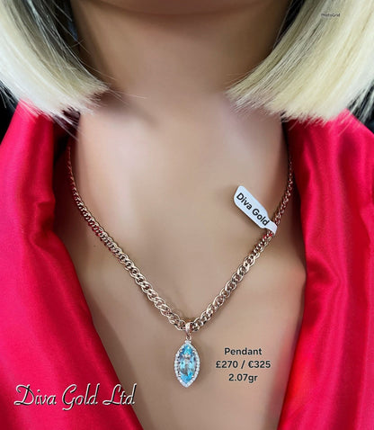 585 Gold pendant. 2.07gr