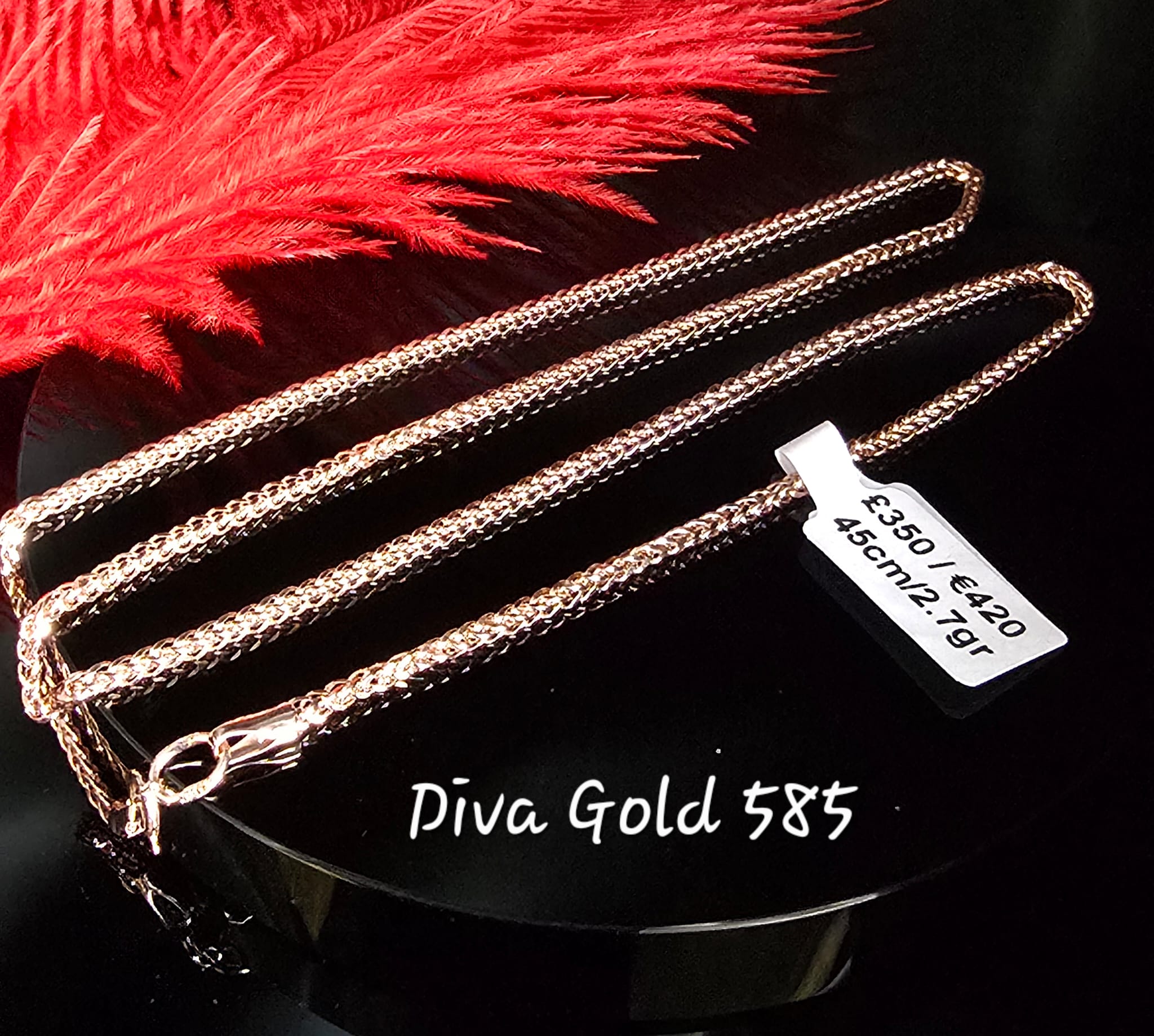 585 Gold chain 45cm