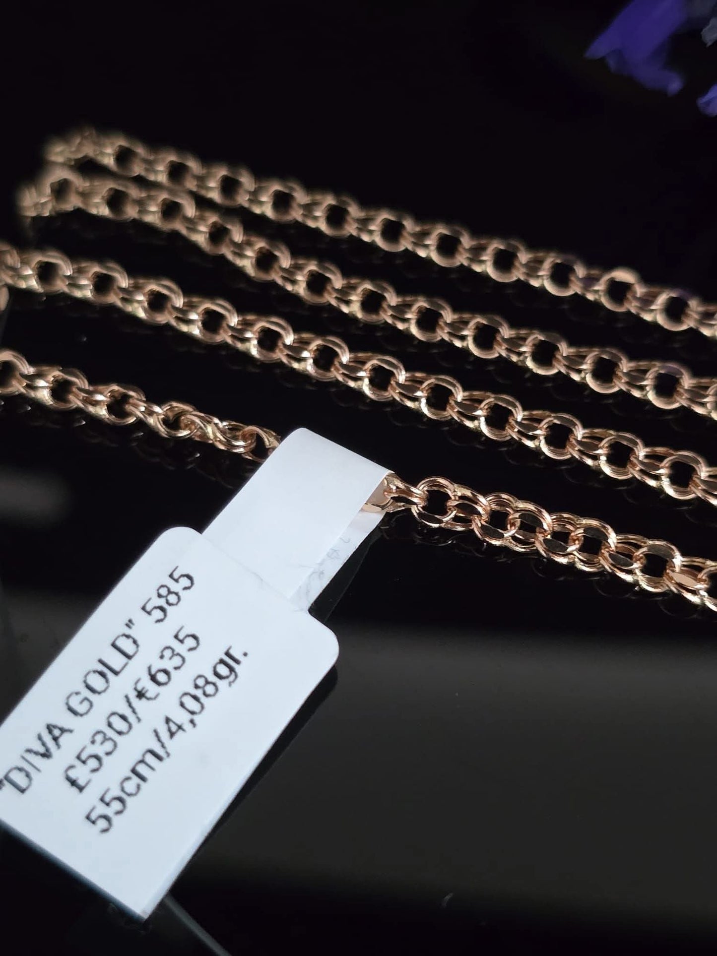 55cm Gold chain 585, 4.08gr