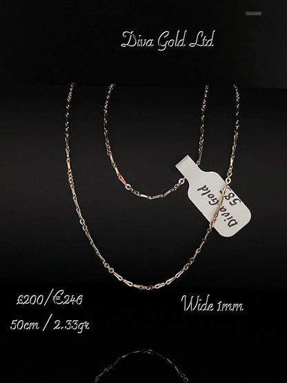 Gold 585 chain 50cm