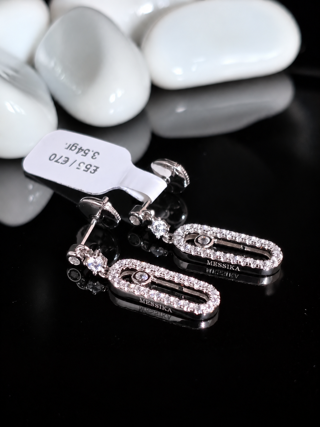Sterling Silver Beauty Women Stud Earrings