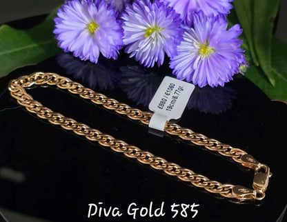19cm Gold bracelet 585