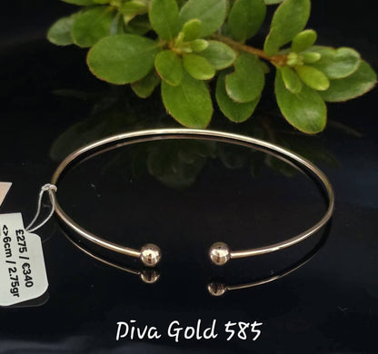Gold bracelet. <>6cm