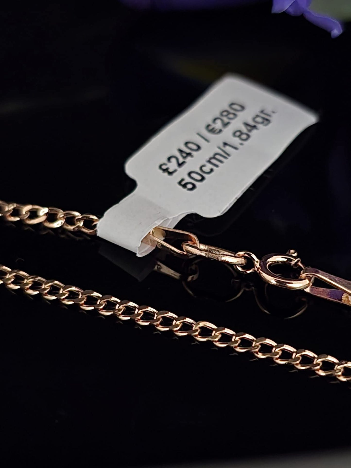 585 Gold chain 50cm. 1.84gr