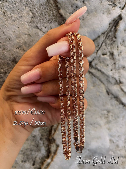 585 Gold chain 50cm. 12.57gr